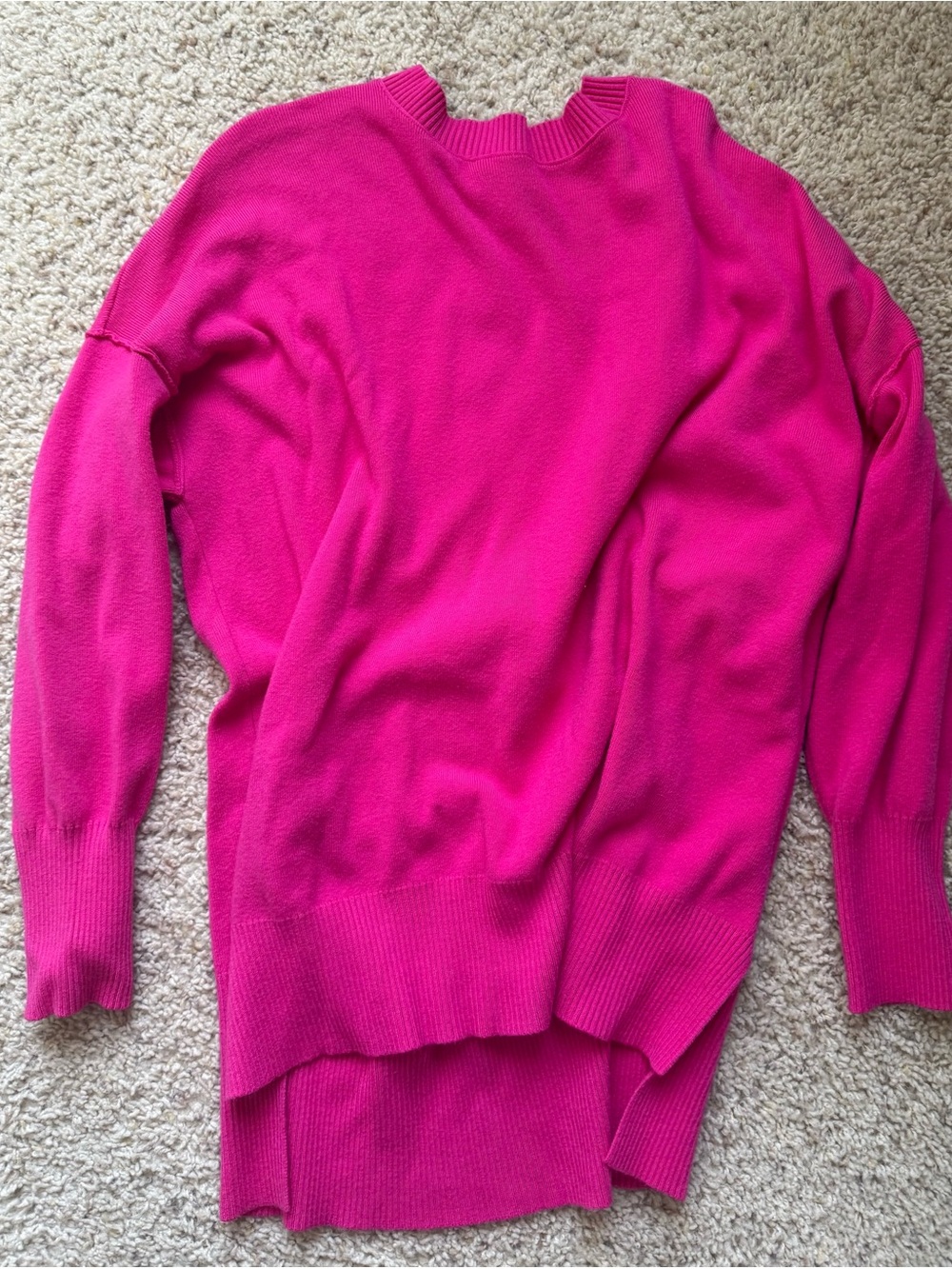 Hot Pink maternity sweater